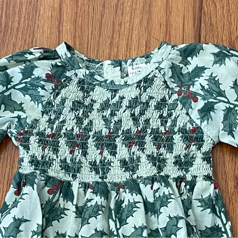 Kate Quinn Smocked and Tulle Baby Holidays Rompers - Picture 3 of 8